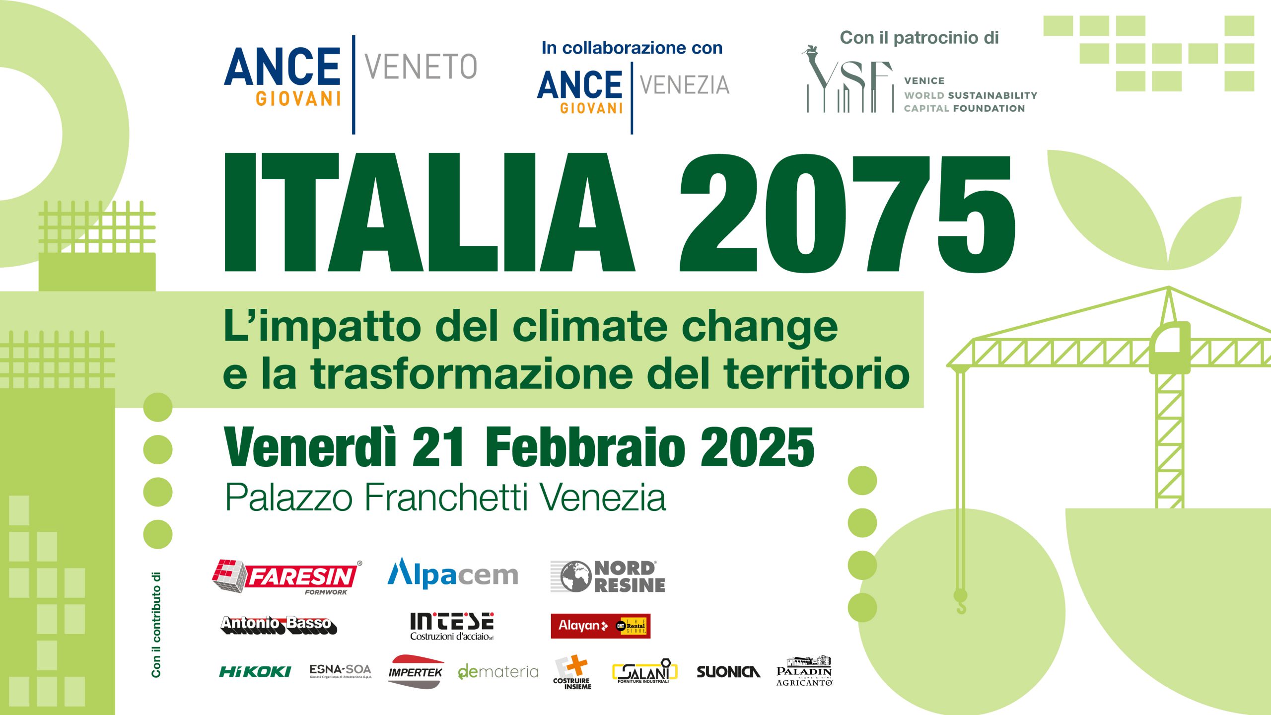 Convegno “ITALIA 2075: l’impatto del climate change e la trasformazione del territorio”